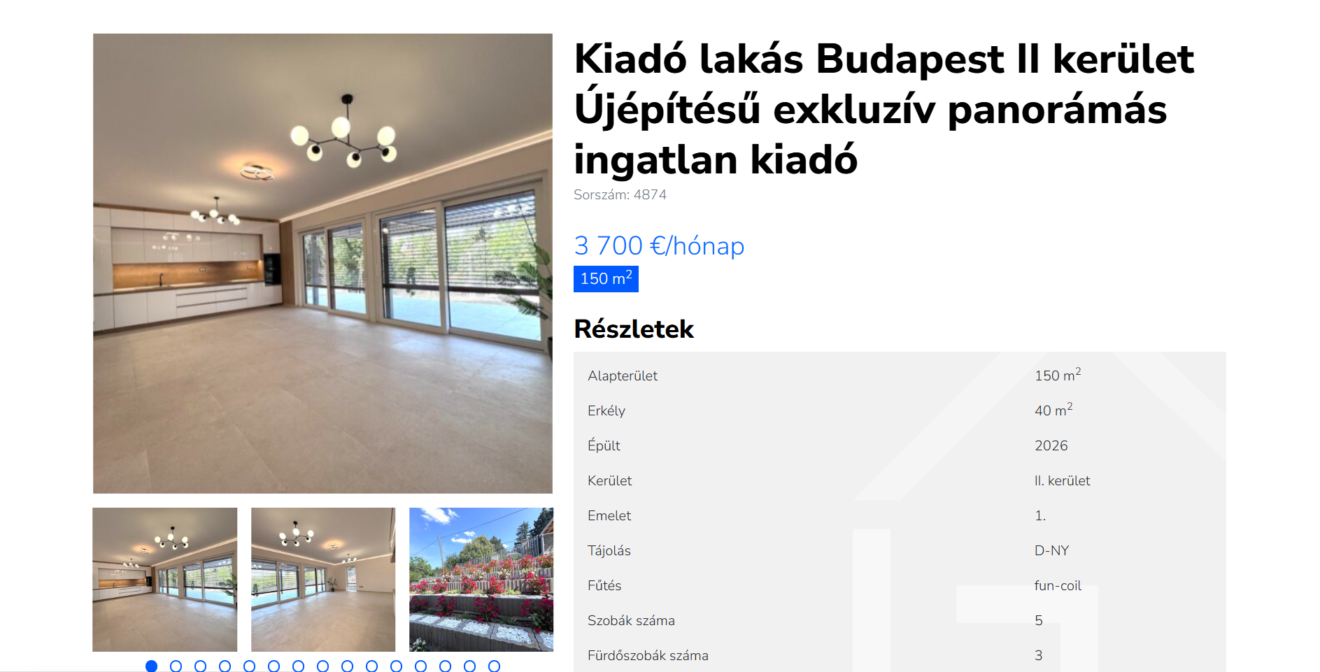 Immobil Verecke Ingatlaniroda - weboldal készítés - adatlap