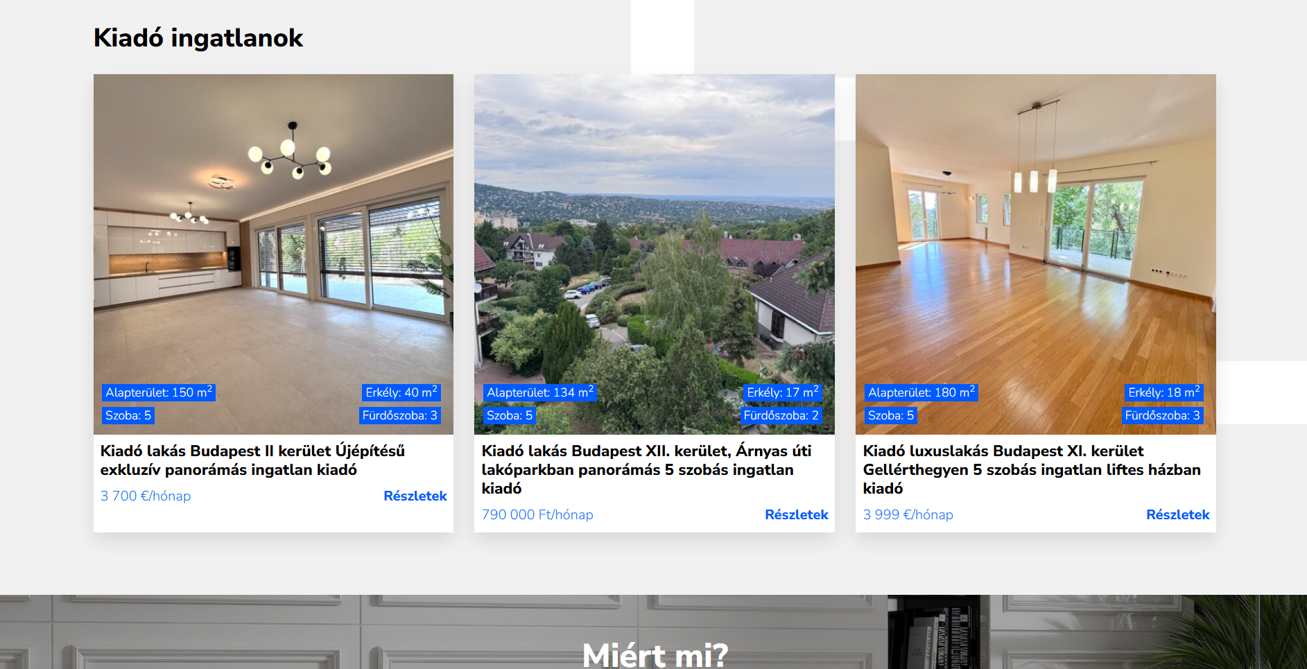Immobil Verecke Ingatlaniroda - weboldal készítés - kiemelt